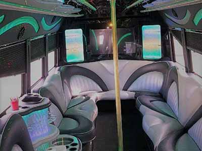 limousine party bus